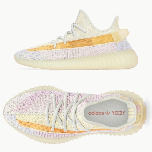 EUC!! Auth Adidas Yeezy Boost 350 V2 UV Light Color Changing Sneakers M 5 W 7 - Picture 9 of 9